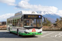 BYD製大型ノンステップ電気バス（富士急バス）