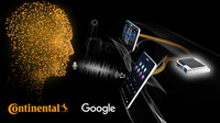 グーグル・クラウドの生成AI搭載のコンチネンタルの次世代スマートコックピットのイメージ