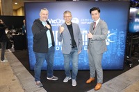 左からブライアン・ゴレンク氏(ZDI)、マックス・チェン氏(VicOne)、清水努氏(トレンドマイクロ)