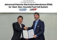水素燃料電池システム用の高分子電解質膜(PEM)の共同開発契約をゴア社と締結したヒョンデ