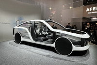 CES 2024で展示されたモック(ソニー・ホンダモビリティ)