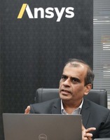 説明会に登壇したアンシスのDistinguished EngineerであるSrinivasa Mohan（スリニヴァサ・モハン）氏
