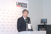 ランクセス日本法人の代表取締役社長 米津潤一氏。