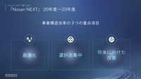 Nissan NEXT 重点項目