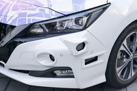 『リーフ』をベースとした、日産のドライバーレスモビリティサービス公道試験走行の実験車両