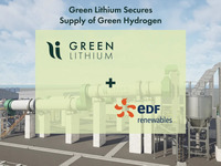 グリーン水素を使ってEV向け電池素材を生産する仏EDFのプロジェクトに英グリーンリチウムが参画