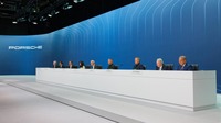 ポルシェの2023年通期決算発表会