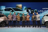広汽埃安の電動小型SUV『AION Y Plus』のインドネシア発表会
