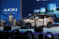 広汽埃安の電動小型SUV『AION Y Plus』のインドネシア発表会