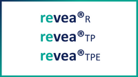 ハッチンソンの持続可能な素材の新ブランド「revea」のロゴ