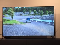 トークショーで流れた急坂の登坂試験映像。