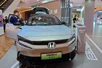 中国上海のイベントに展示されるホンダ