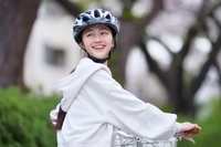 自転車ヘルメット着用（イメージ）