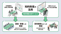トヨタが運用を開始した日立の「特許情報分析サービス」のイメージ