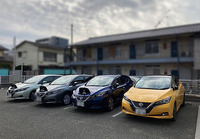 クラウド型EV充電システム実証実験の様子