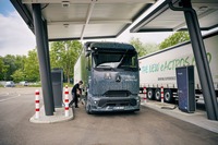 メルセデスベンツeActros 600のプロトタイプ