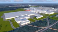 トヨタのブラジル新工場の完成イメージ