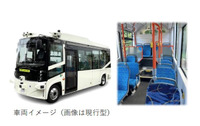 山梨県富士吉田市と富士急行グループが11月10日から自動運転EVバスの実証実験第2弾を実施