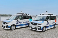 スズキ・ソリオをベースとした自動運転の実証実験車両