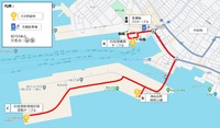 自動運転EVバスの実証走行ルート
