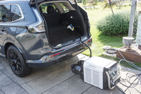 水素で発電した電気を外部に供給することもできるホンダ CR-V e:FCEV