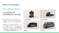 Pilot.Autoは用途に応じて5種類の自動運転車両のレファレンスデザインをラインナップ。小型の配送ロボットから大型バスまでカバーする。