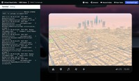 カスタムナビゲーションスタイルをロード中のMapbox仮想ヘッドユニット (Mapbox VHU)