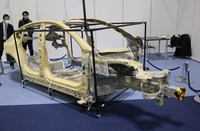 中国最新EV「NIO ET5」分解展示(オートモーティブワールド2025)