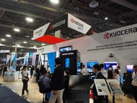 CES 2025、LVCC(ラスベガスコンベンションセンター)のWestHallに出展した京セラ