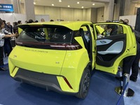 BYD シーガル 実車展示（オートモーティブワールド2025）