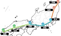 幹線輸送の提供区間