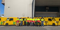 DHLサプライチェーンがボルボ・カー・ジャパンと提携し、浦安ロジスティクスセンターとボルボディーラー間の保守部品配送にEV導入