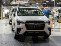 米国インディアナ州の「スバルオブインディアナオートモーティブ(SIA)」で生産されるアセント