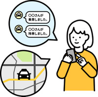 TOPPANのタクシー相乗りシェアによる子ども送迎サービス「こどもび」