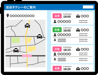 TOPPANのタクシー相乗りシェアによる子ども送迎サービス「こどもび」