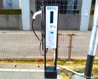 テラチャージはUR都市機構が管理する6物件の団地内駐車場に計25口のEV充電器を設置
