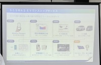 セミナーでは、SMASのEV導入・活用支援に関する取り組みが紹介された