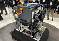 ホンダの第2世代FCユニット(次世代燃料電池モジュール/モックアップ)