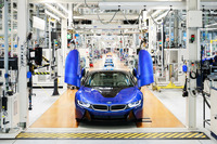 BMWグループの独ライプツィヒ工場で生産されたBMW『i8』