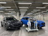 スバル クロストレックと、ストロングハイブリッド(S:HEV)用トランスアクルス