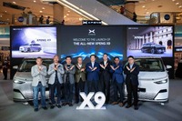 中国のXPENG(シャオペン、小鵬汽車)が最上位電動ミニバン『X9』をマレーシアで発売