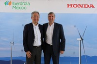 ホンダのメキシコ2工場で使用する電力を100%再生可能エネルギーに切り替えるためイベルドローラと契約を締結