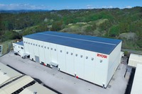 リョービが静岡県の菊川工場敷地内に建設を進めていた大型製品試作工場が完成