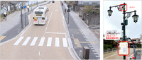 カメラ映像と設置機材のイメージ(鳥取市)