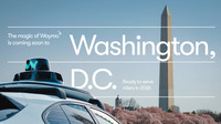 ウェイモが2026年から米国の首都ワシントンD.C.で完全自動運転タクシーサービス「ウェイモ・ワン」を開始