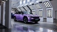 広汽ホンダが新エネルギー車工場の稼働式を行い、新型EV『P7』の生産を開始