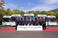ヒョンデの中型電気路線バス「ELEC CITY TOWN」を屋久島・種子島交通へ納車