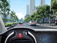 インフィニオンとマレリが共同開発する「MEMS LBS」を使った車載ディスプレイのイメージ