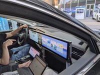 ヴァレオのIVIシステムのデモ(上海モーターショー2025)