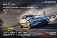 BYDシールの2025年モデル(インド仕様)